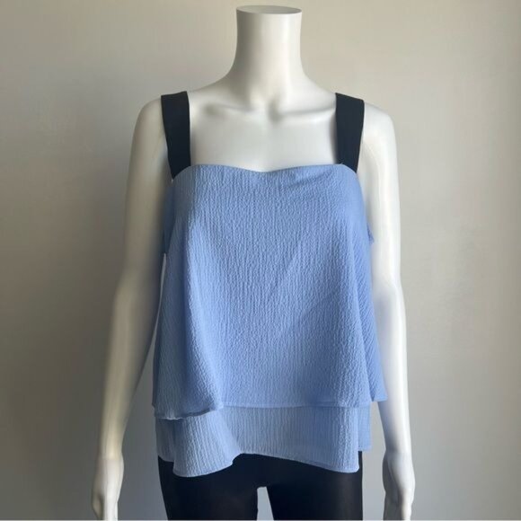 DKNY Layered Contrast Strap Tank - L - Picture 2 of 7